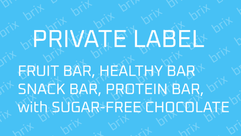 Private Label fruit bars, cereal bars, proteins bars,